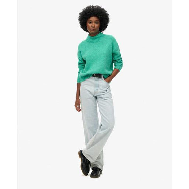 Superdry Essential Mock Neck Jumper image number 3
